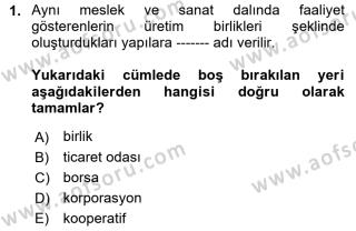 Aof Sosyal Politika Dersi 2018 2019 Yili Final Donem Sonu Sinavi Aof Soru