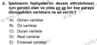Aof Finansal Yonetim 1 Dersi 2019 2020 Yili Vize Ara Sinavi Aof Soru