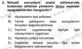 Aof Iktisada Giris 1 Dersi 2018 2019 Yili Vize Ara Sinavi Aof Soru