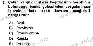 Aof Finansal Ekonomi Dersi 2016 2017 Yili Final Donem Sonu Sinavi Aof Soru