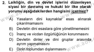 Aof Din Sosyolojisi Dersi 2017 2018 Yili Final Donem Sonu Sinavi Aof Soru
