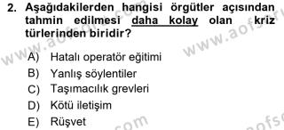 Aof Kriz Iletisimi Ve Yonetimi Dersi 2015 2016 Yili Vize Ara Sinavi Aof Soru