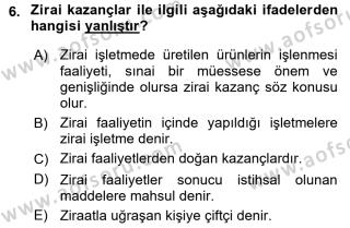 Aof Turk Vergi Sistemi Dersi 2019 2020 Yili Vize Ara Sinavi Aof Soru