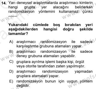 aof saglik hizmetlerinde arastirma ve degerlendirme dersi 2018 2019 yili ara sinavi aof soru