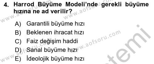 iktisadi buyume dersi 2018 2019 yili yaz okulu sinavi cikmis sorular ogrenci gundemi